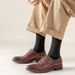 5 Pairs Of 100% Socks, Men's Four Season Striped Midsole, Sweat Absorbing, Breathable Sports Cotton Socks_vogvips.com