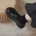Genuine Loafers Women 2025 Spring & Fall New Arrival Season Platform Black Versatile Single-Layer JK British Style_vogvips.com