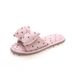 Foreign Trade Bowknot Three-Layer Thickened Pure Cotton Soft Cloth Sole Indoor Wooden Floor Slippers For Women_vogvips.com