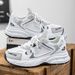 2025 Autumn New Thick Bottom Casual Versatile Breathable Mesh Men's Anti Slip Wear Resistant Fashion Dad Shoes_vogvips.com