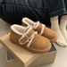 Vintage Style Thick-Soled Fleece-Lined 2024 Autumn Winter Snow Boots Thickened Cotton Women's Outdoor Furry_vogvips.com