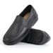 Spring and autumn rain shoes Business black leather waterproof shoes PVC plastic anti-slip work rubber shoes classic kitchen shoes 1218_vogvips.com