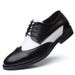 Men’s Shoes casual leather shoes round toe men's dress single shoes_vogvips.com