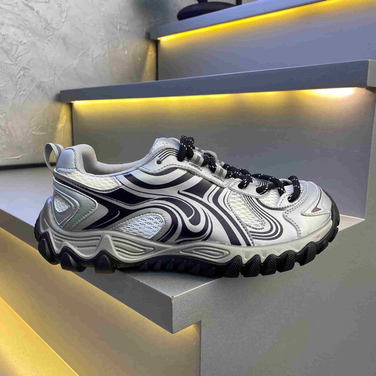 Trendy Outdoor Casual Shoes Men, Popular Online, Mesh Breathable Dad Niche Functional Trendy Men's Shoes, Available For_vogvips.com