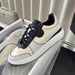 Cowhide Version ~ 24C Spring New Style New-Inspired Rhinestone Casual Sneakers Genuine Leather Round Toe Lace-Up_vogvips.com