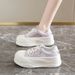 2026 New Fashion German Training Shoes Casual Sports Shoes Platform Shoes Women's Shoes Spring And Summer Breathable White Shoes_vogvips.com