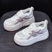 Small Thick-soled Heightening Little White Shoes Women's New Hollow Mesh Shoes Casual Versatile Breathable Sports Women's Shoes_vogvips.com
