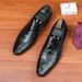 【 Promotion 】 Men's Shoes With Soft Sole, Business Casual Leather, Crocodile Pattern, British Formal Wear, Loafers,_vogvips.com