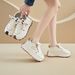 Korean-style New Dad Sneakers For Women, 2026 Spring, Student Sports Running Casual Street Style, Thick-soled_vogvips.com