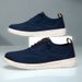 's New Cross-border Lightweight Lace-up Casual For Men, Breathable Fly-knit Loafers, Large Size Mesh Men's Shoes_vogvips.com