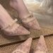 French Pointed-toe Peep-toe Sandals - Women's Spring Fashion Rhinestone Butterfly Single Strap Stiletto Sexy High Heels_vogvips.com