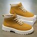 Martin Boots Men's New Autumn High Top Shoes Men's Casual Workwear Boots Trendy Boots Versatile Thick Soled Trendy Shoes_vogvips.com