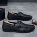 Men's Summer Style Loafers Casual Business Slip-On Leather Shoes Versatile Comfortable Footwear_vogvips.com