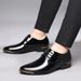 Cross-border Men's Large Size Leather Shoes 45 46 Business Dress Men's Shoes Fashionable Pointed Wedding Shoes Groom Shoes Korean Men's Shoes_vogvips.com