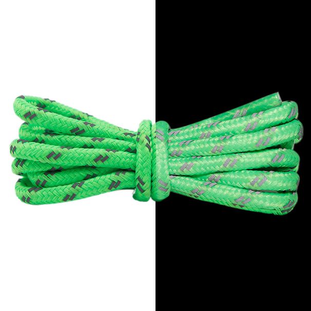 Sneakers Basketball Shoes Reflective Twill Trend Round Shoelaces_vogvips.com