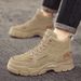 New Leather Spring Men's Shoes High-top Men's Heightening Tooling Martin Boots_vogvips.com