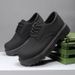 2025 Men's Spring And Summer All-match Daily Comfortable Thick Bottom Lace-up Solid Color Fashion Car Stitching Men's Casual Shoes_vogvips.com
