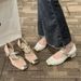 Fairy Style Color Matching Mary Jane Shoes Female Versatile Word With Small Fragrant Style Single Shoes_vogvips.com