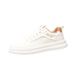 Men's Summer Breathable Sports Casual Shoes Trendy Genuine Leather Thick Soled White Sneakers Skate Shoes Multi-color Lace-Up_vogvips.com