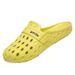 Cross-border Flat-bottom Clogs, Summer Sandals For Women, Beach Casual Shoes, Hollow Breathable Garden Couple Slippers_vogvips.com