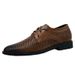 Men's Shoes Polished Retro Dress Leather Shoes Men's Shoes Large Size Dad Shoes Large Size Shoes_vogvips.com