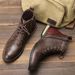 European Warm Series American Style Martin Large Size Fashion Single Wooden Heel Height Increasing Men's Ankle Short Boots_vogvips.com
