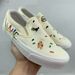 Summer Women Cartoon Canvas Graffiti Slip-on Sneakers Lady Low-top Vulcanized Adult Soft-soled Casual Shoes_vogvips.com