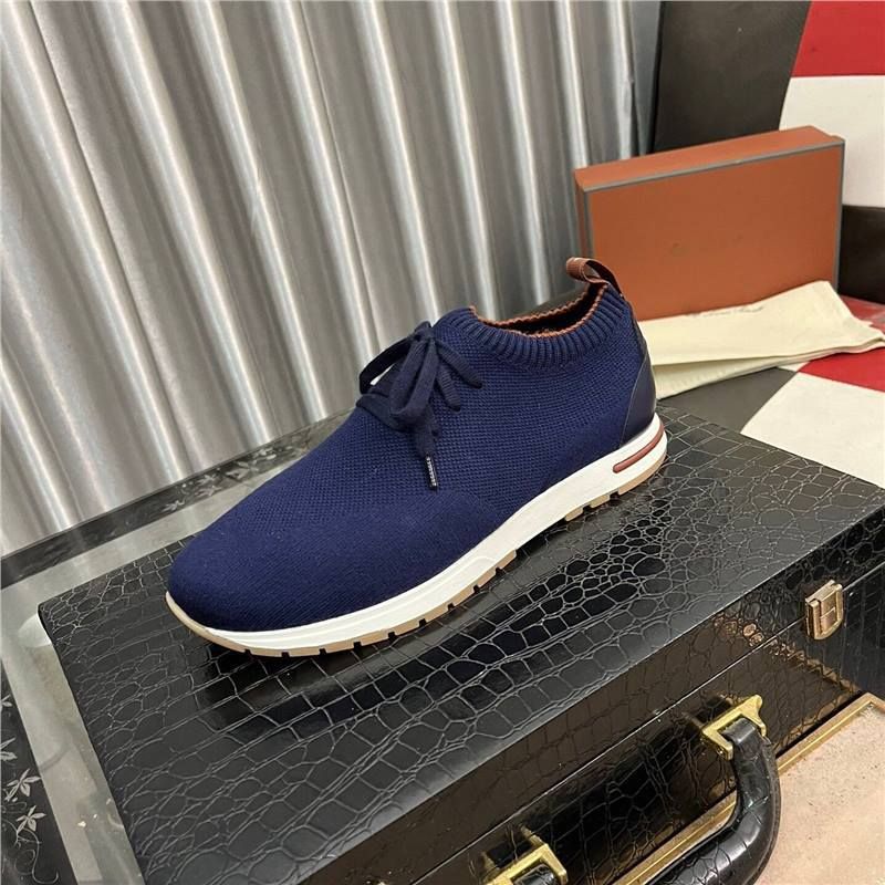 2025 Knitted Men's Sneakers Casual New Comfortable And Breathable New Sports Trendy Shoes_vogvips.com