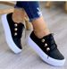 Large Size Women's Casual Round Toe Shoes Thick Sole Rubber Footwear Comfortable Single Shoes_vogvips.com