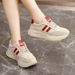 HY6161 Little White Trendy Summer And Autumn Breathable Women's Versatile Student Casual Sports Height Increasing Shoes_vogvips.com
