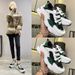 Dad's Women's Students' Spring New Casual Internet Famous Board Thick Soled Sports Shoes, Trendy_vogvips.com