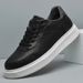 Little White Shoes Platform Sports Casual Shoes Men's Hollow Breathable Men's Board Shoes_vogvips.com
