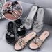 New Fashion All Match Flip Flops, Elegant And High End French Sandals, Beach Flat Slippers_vogvips.com