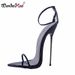 Wonderheel 2021 Summer Extreme Ultra Thin 16cm Stiletto Heel Sex Pointed Toe Ankle Straps Nightclub Slim High Heels_vogvips.com