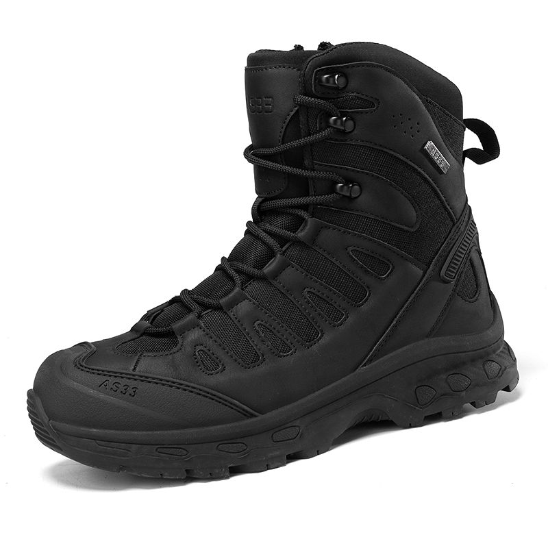 Men Tactical Boots Lace Up Brand Ankle Hiking Shoes Desert Work Boot Waterproof Size Plus Unisex Climbing Shoes Zapatos Hombre_vogvips.com