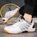 Badminton Shoes For Men And Women, Ultra-Light Breathable Non-Slip Shock-Absorbing Student Shoes, Professional Volleyball Training Shoes_vogvips.com