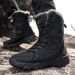 Men's Casual Winter Snow Boots With Fur Lining, Non-Slip Rubber Sole, Warm & Comfortable High-Top Boots For Cold Weather, Sizes 39-46_vogvips.com