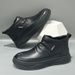 Cowhide Fleece Lined Warm Genuine Leather High-top Martin Autumn New Work Men's Casual Ankle Boots_vogvips.com