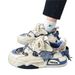 Spring New Breathable Canvas Men's Trendy Versatile Niche Board Shoes, Thick Soled Sports And Casual Dad Shoes_vogvips.com