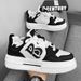 Men's Shoes Breathable Little White Shoes Male Students Platform Sports Shoes Casual Board Shoes_vogvips.com