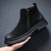European Warm Series Men's Martin 2025 Autumn New High-top Leather British Style Mid-top Short Work Boots For Men_vogvips.com