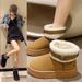 Women's Snow Boots With Fleece Thickened Winter Muffin Thick-soled Warm Short Boots Cotton Shoes_vogvips.com