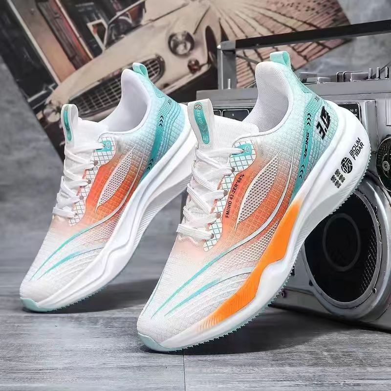 Men's Lightweight Flyknit Casual Shoes Spring Breathable Comfortable Sports Wholesale Cross Border Foreign Trade_vogvips.com