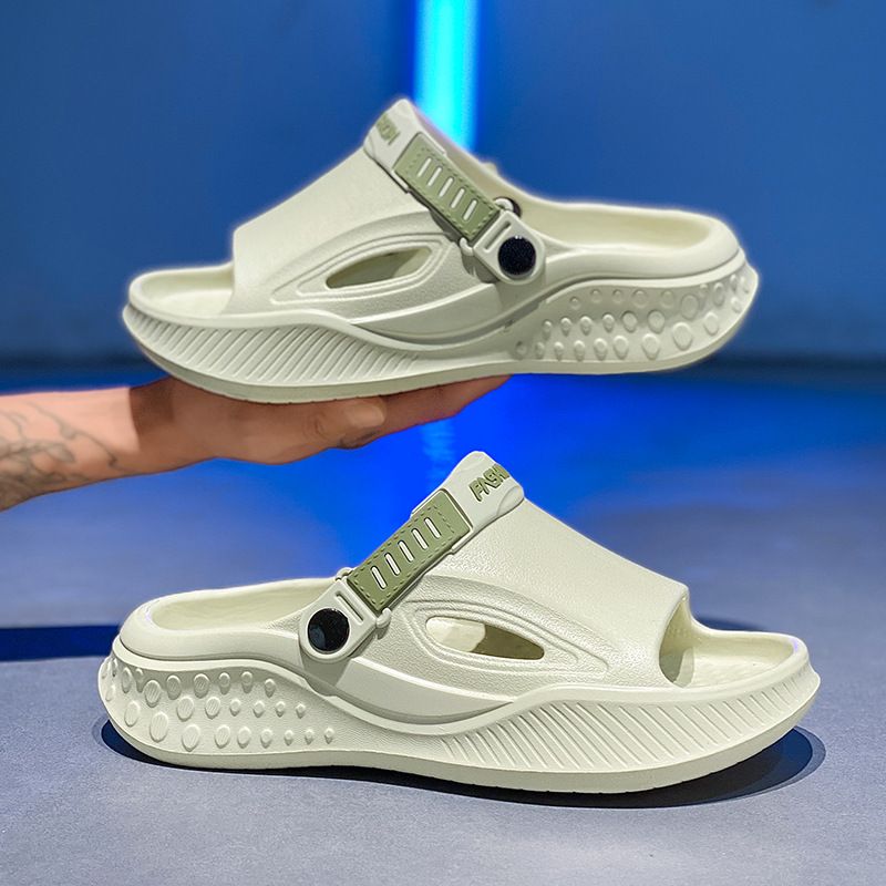 for Men 2025 New Summer Indoor Home Bathing Bathroom Anti Slip Wear Resistant Outdoor Driving Sports Cool Slippers_vogvips.com