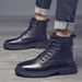 European Warm Series 2025 Martin Men Winter Fleece-Lined High-Top Genuine Leather Cotton Warm Snow Boots Men's Shoes_vogvips.com