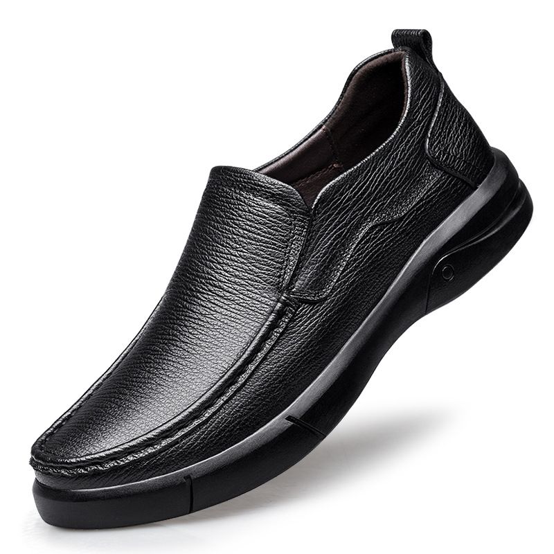 Men's Shoes Casual Leather Shoes Men's Dad Gloves Lazy Shoes_vogvips.com