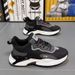 Men's Summer New Breathable Leather Men's Sports Korean Version Versatile White Interior Height Increasing Dad Trendy_vogvips.com