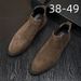 Derby Martin Boots Men's High Top Leather Shoes Motorcycle Boots Breathable Height Boots Middle Help Boys Head Boots_vogvips.com