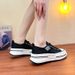 Women's Shoes Breathable Mesh Shoes Little White Shoes With Skirt Sandals Platform Sports Board Shoes_vogvips.com