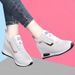Hot Sale Hidden Heel Women's Casual Fashion High Quality 2025 New Leather Korean Version Thick Bottom Women Sports Shoes_vogvips.com